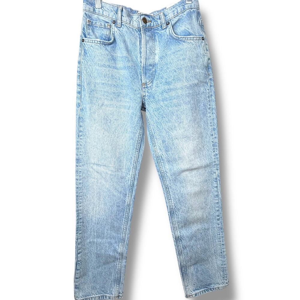 NEW Free People We The Free Zane Mid Rise Relaxed Slim Straight Leg Jeans 25 - Picture 3 of 9